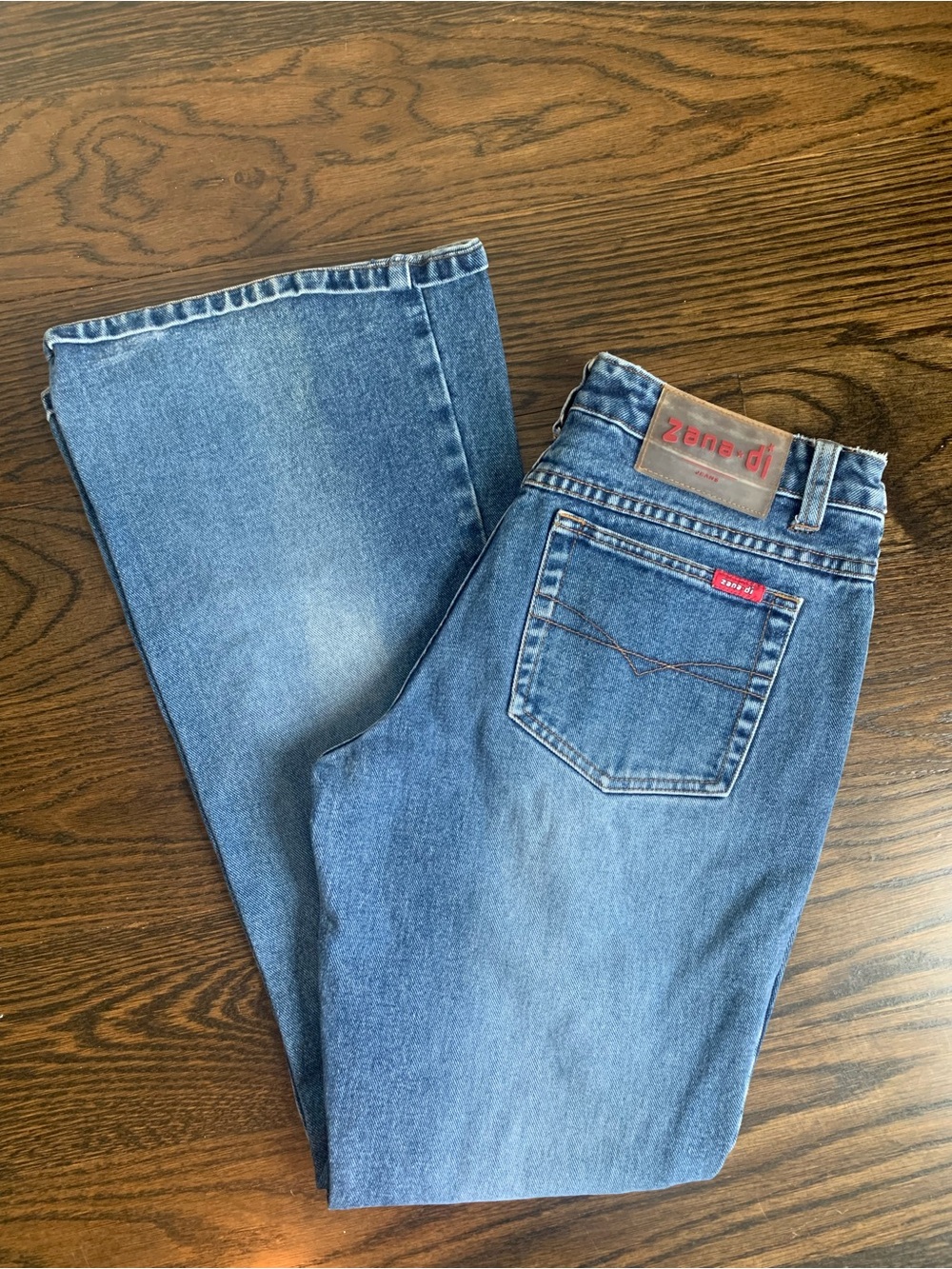 Zana di Y2K Mid-Rise Blue Flared Jeans Junior Size 9